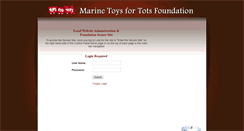 Desktop Screenshot of lco-admin.toysfortots.org